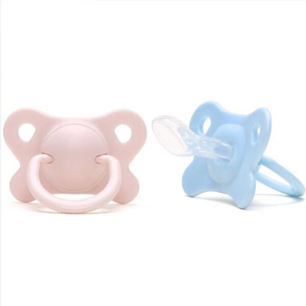Alternative view of Pacifier Sleeping Baby Pacifier Newborn Silicone Pacifier Super Soft Flat Head