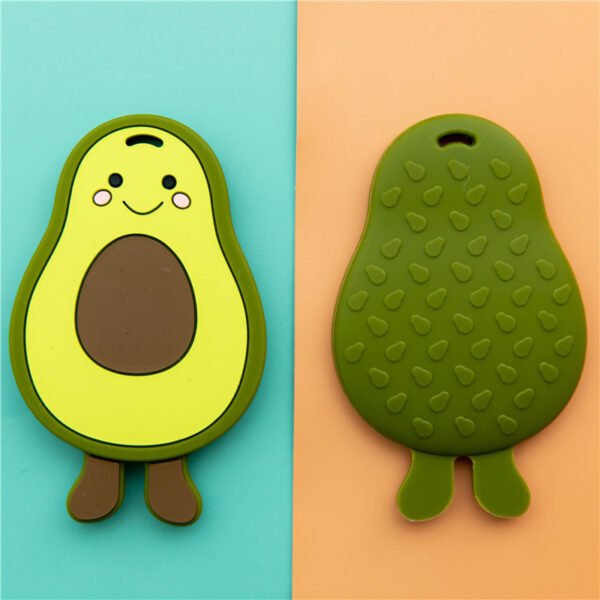 Avocado Soothing Teether Baby Artifact Baby Soft Molar Stick