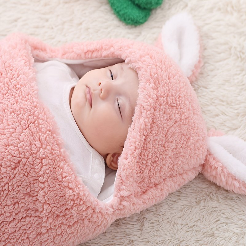 CalmNest Fleece Baby Swaddle Blanket - Image 9