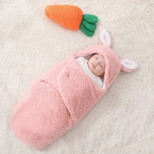 Alternative view of CalmNest Fleece Baby Swaddle Blanket