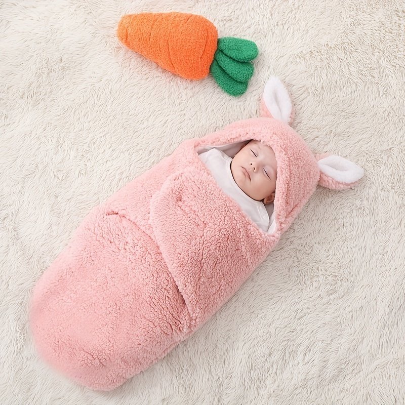 CalmNest Fleece Baby Swaddle Blanket - Image 2