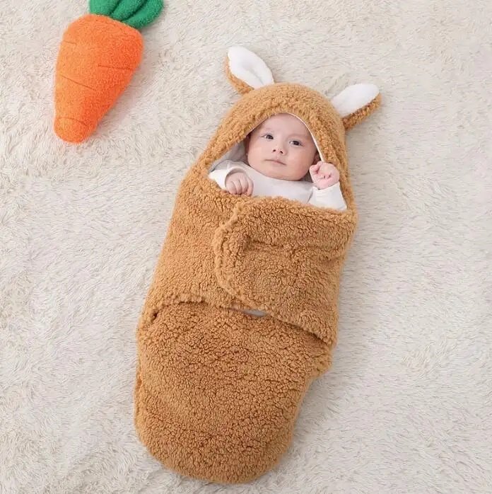 CalmNest Fleece Baby Swaddle Blanket - Image 6